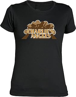 Camiseta Chica Ángeles De Charlie ochenteras 80´s Retro