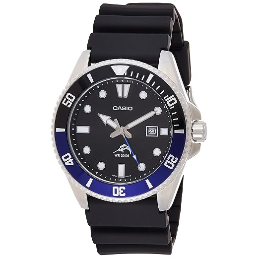 Casio MDV106 Series | Unisex Analog Watch | 200M WR | Stainless Steel Case | Resin Band | 2 Hand Analog (HR, Min, SEC) | Date Display | Screw Down Crown/Screw Down Caseback | 3 Year Battery