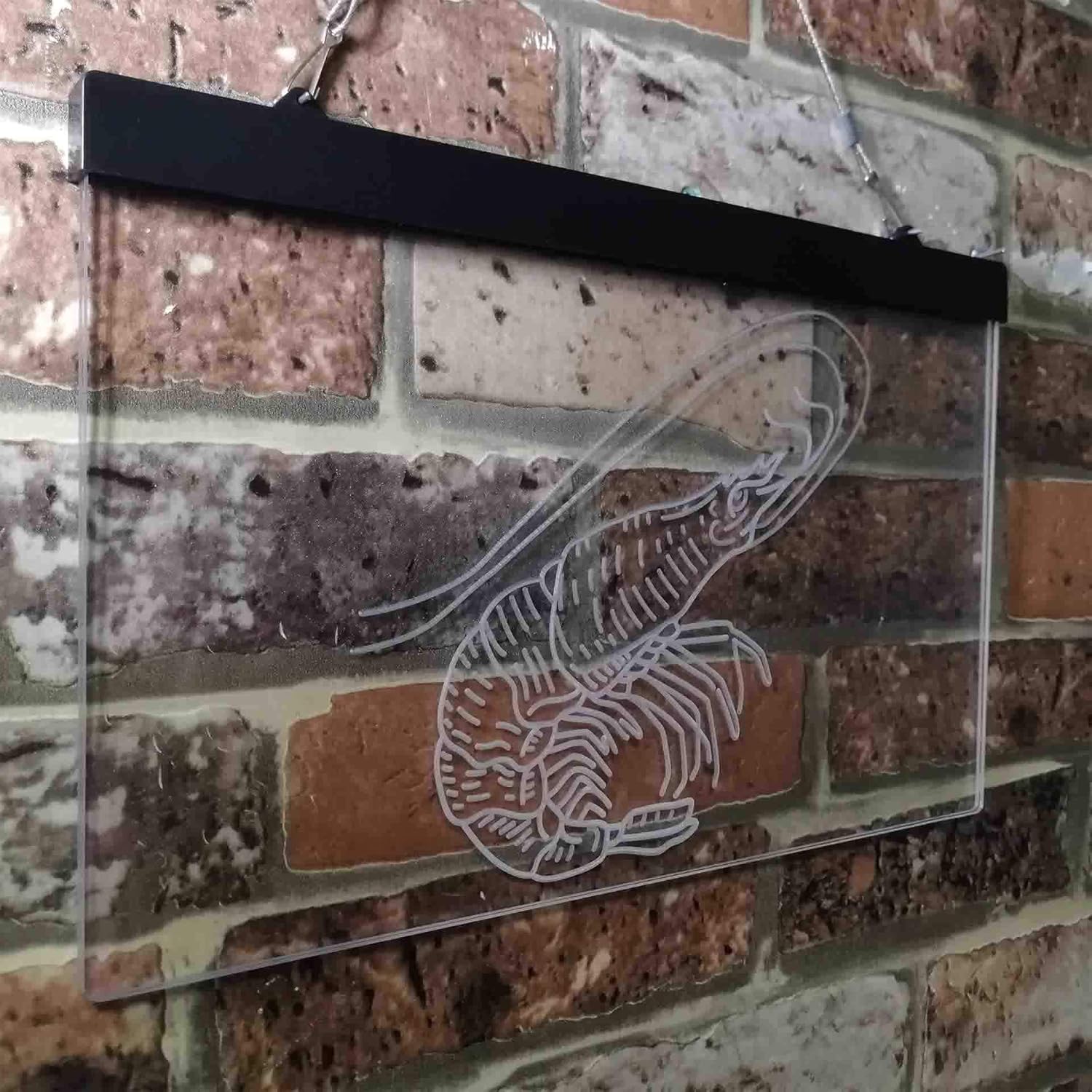 ADVPRO Shrimp Seafood Ocean Display Dual Color LED Neon Sign Blue & Red 24 x 16 Inches st6s64-i3722-br