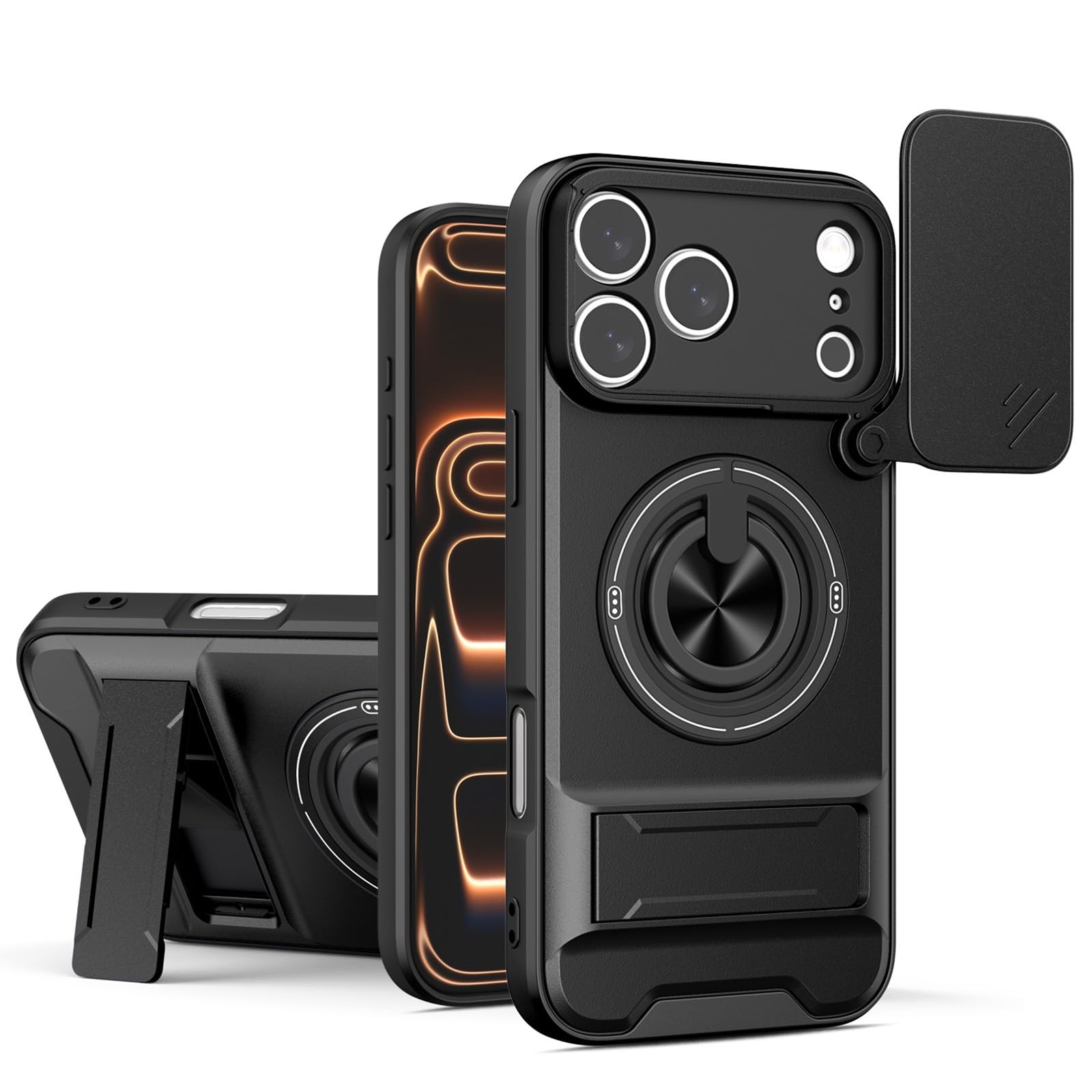 Coque antichoc Xiaomi Poco X6 5G avec cache objectif coulissant - 8