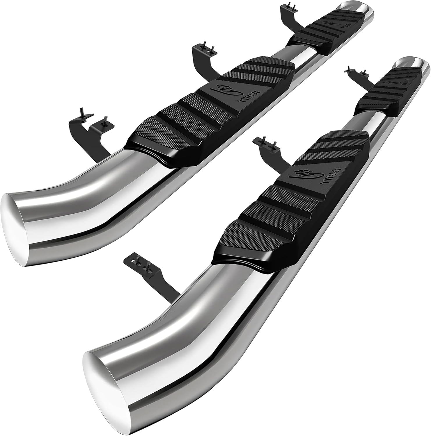 Tyger Auto 3.5" Rider Running Boards Compatible with 2024-2026 Toyota Tacoma (Fits Hybrid) | Double Cab | TG-SS2T36008 | Side Step Rail Nerf Bars