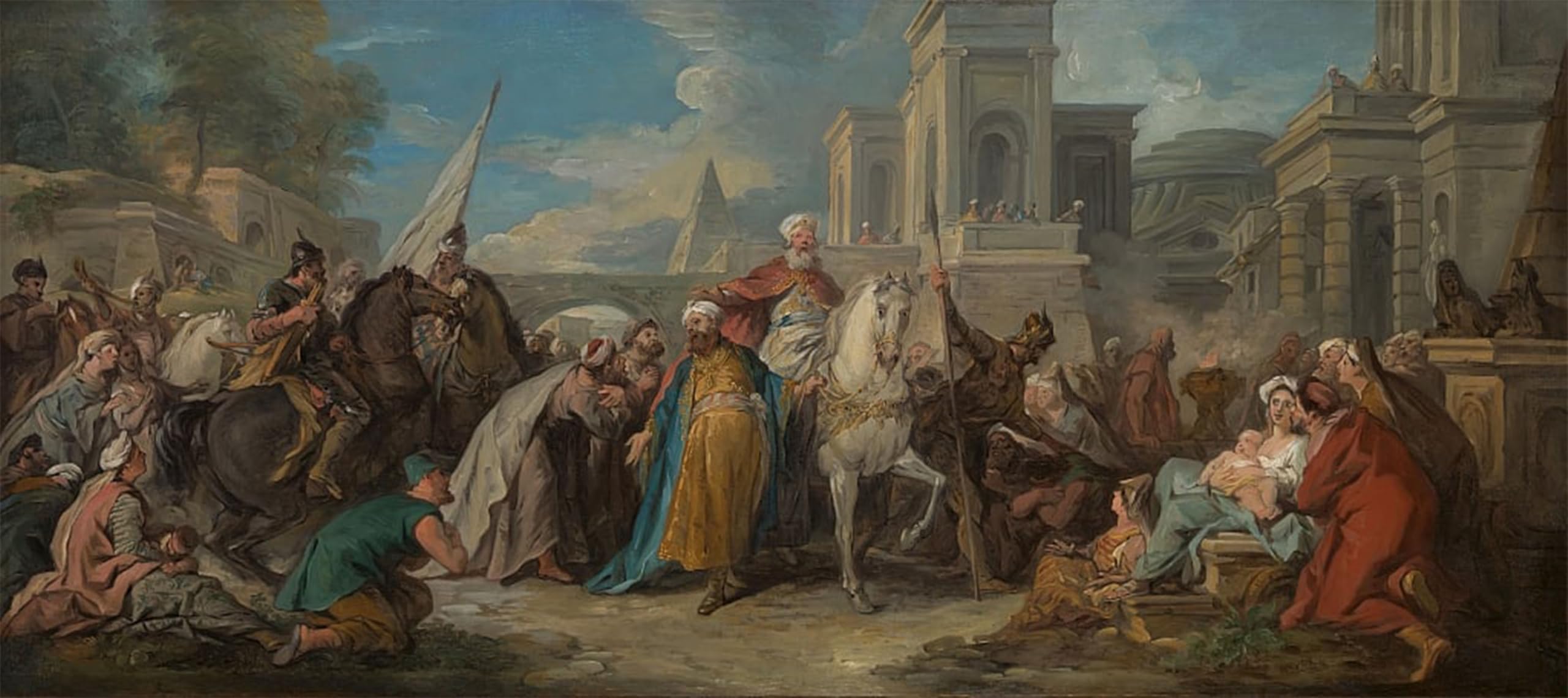 POSTERIIk Famous Animal Posters Vintage Picture the Mordecai by Jean François De Troy Modern Wall Decor for Home Decor 60x90cm
