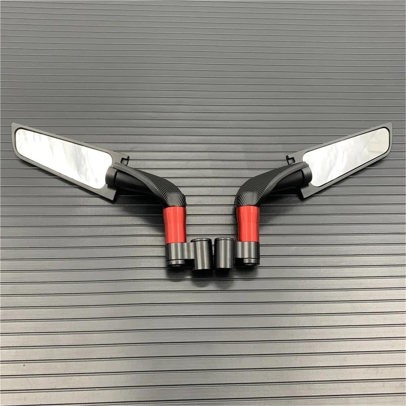 Espejos retrovisores de manillar rojos para motos MT125 y MT07
