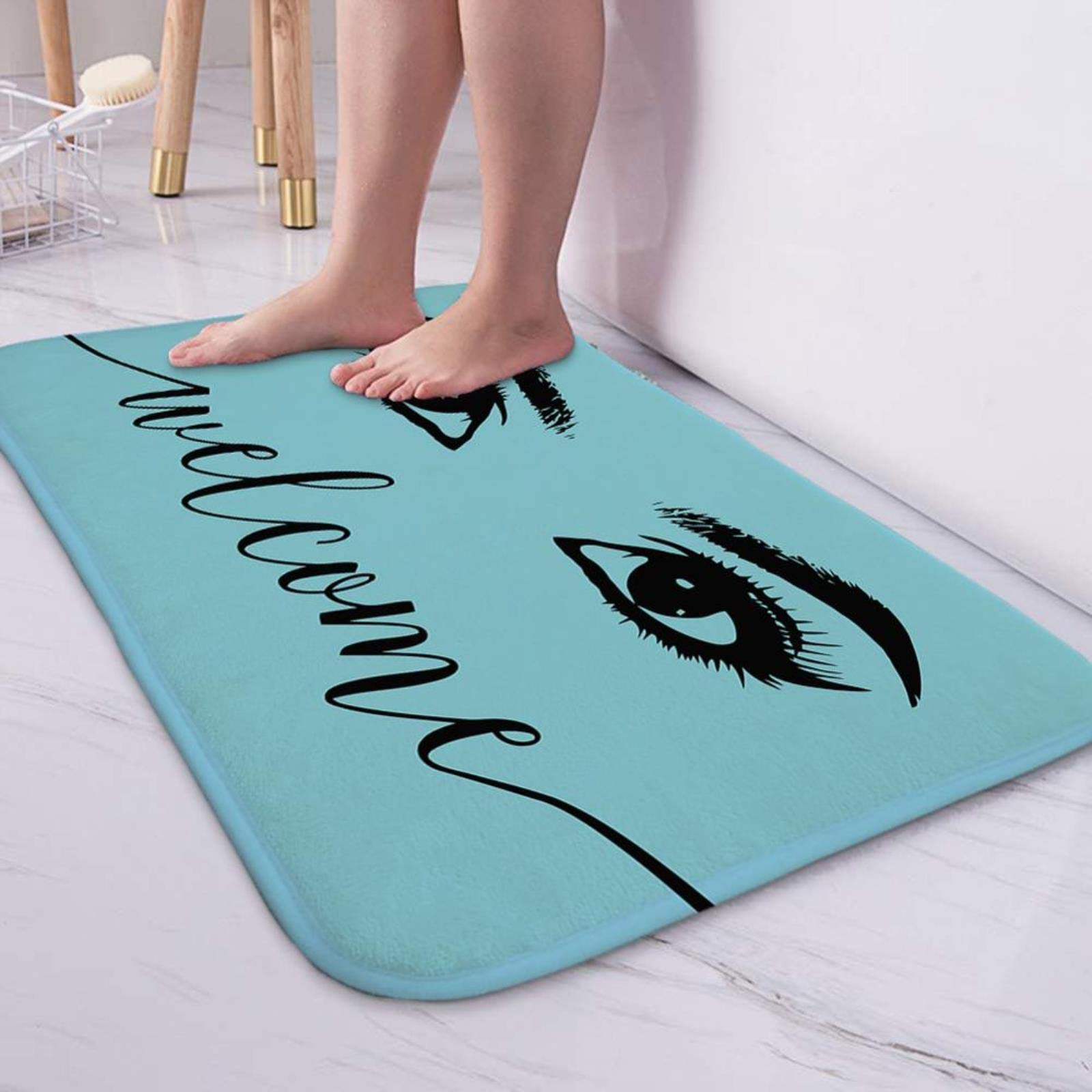 DJHWWD Anti Slip Tapijt Blauw cartoon driedimensionale patroon zachte woonkamer tapijt anti-mijt Kids Slaapkamer Tapijt Anti Slip