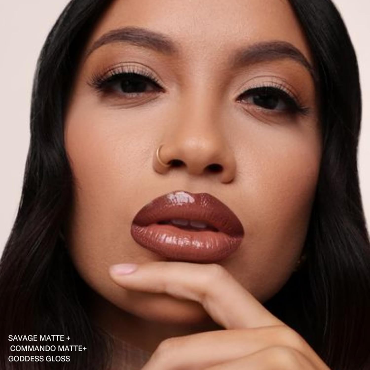 The Lip Bar - Nonstop Liquid Matte Lipstick, Savage (Chocolate Red-Brown) - High Pigment - One Swipe - Long Lasting - Jojoba Oil & Vitamin E - Vegan & Cruelty Free - Makeup & Cosmetics - .24 fl oz - Image 9