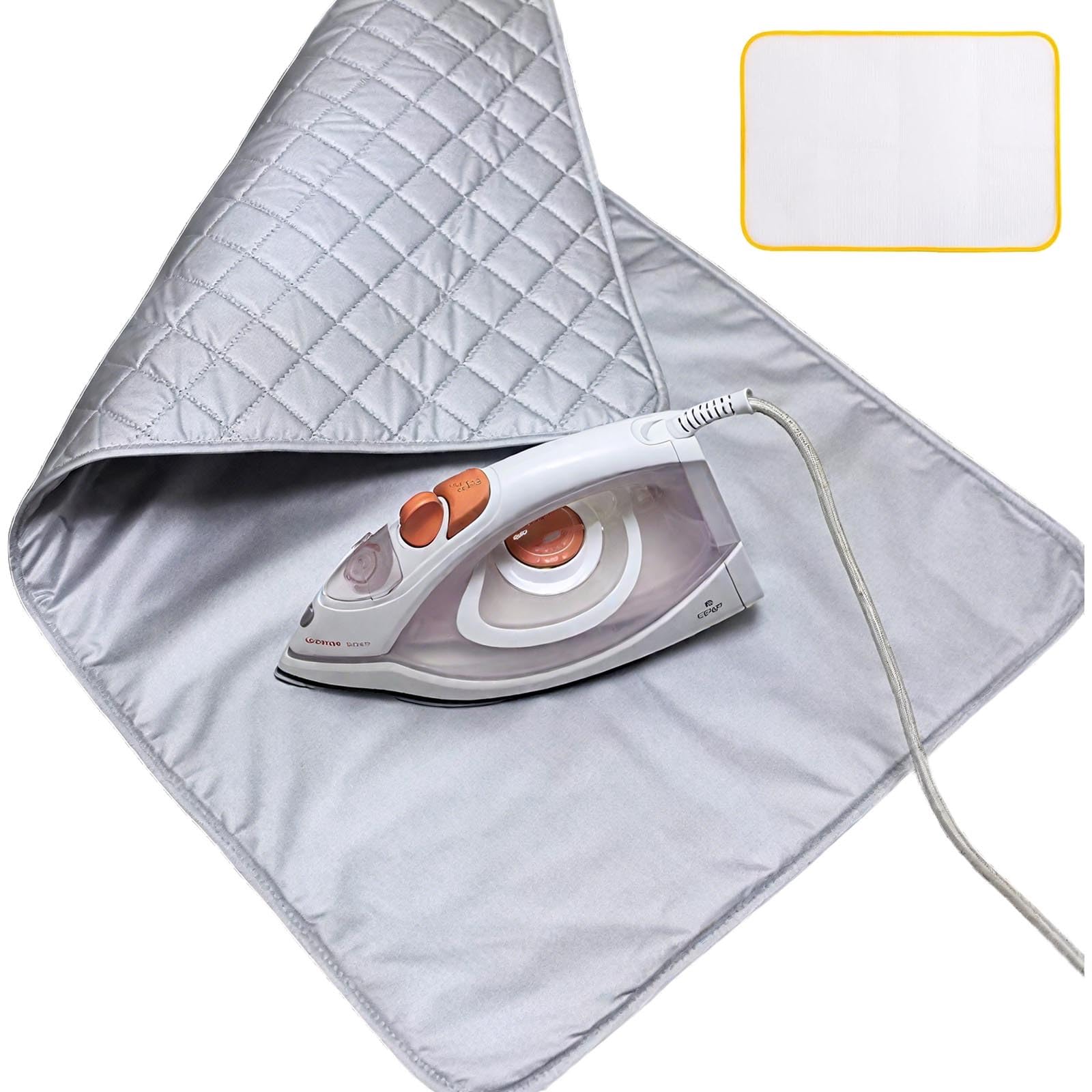80x140cm Telo for Stirare Sul Tavolo Tappetino Da Stiro Termico E Antiscivolo Con 3 Strati Isolanti Coperta Da Stiro Portatile for Stiratura A Vapore E Uso Domestico(80x140cm)