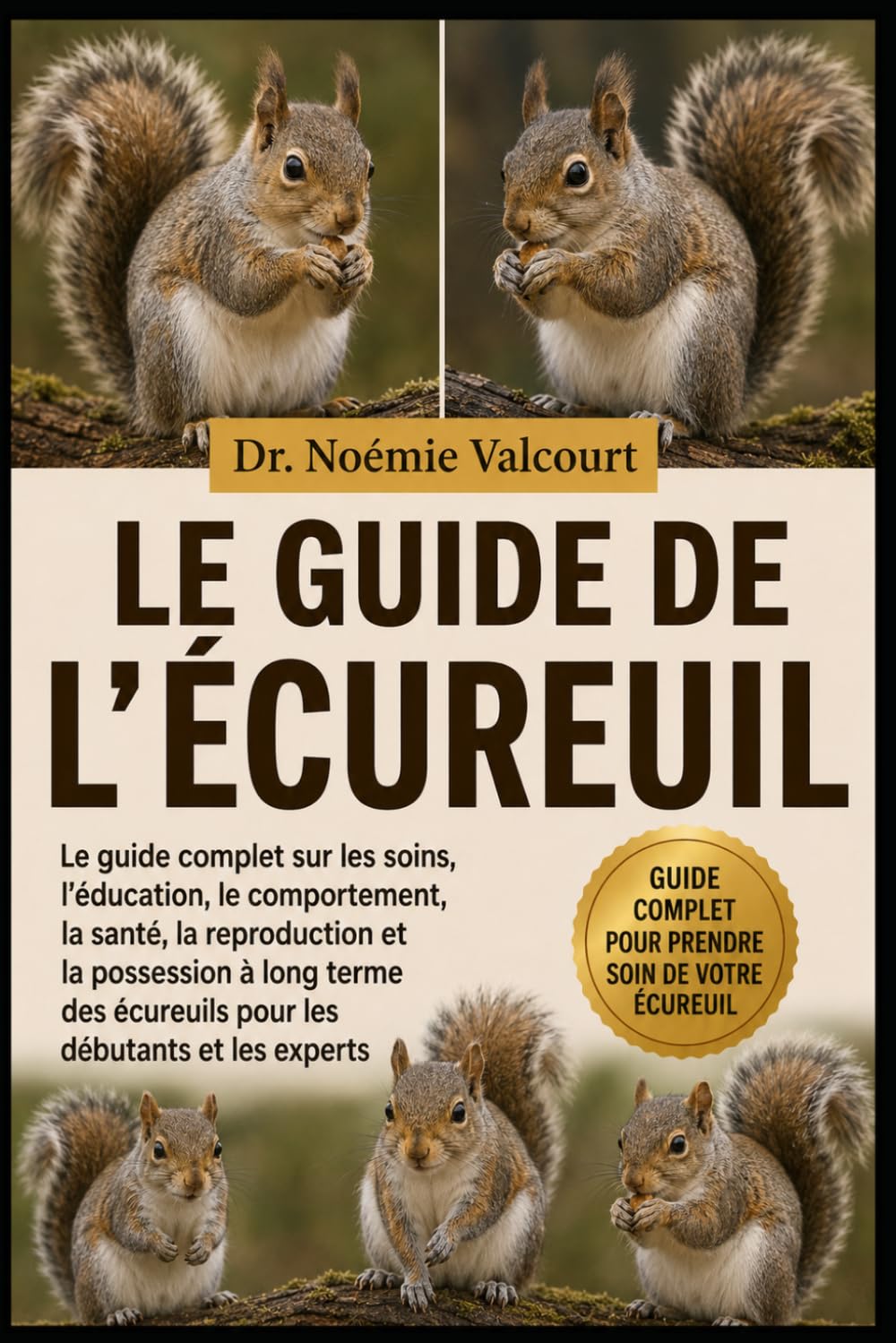 LE GUIDE DE L'ÉCUREUIL: Le guide complet sur les soins, l'éducation, le comportement, la santé, la reproduction et la possession à long terme des écureuils pour les débutants et les experts