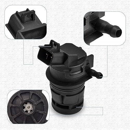 Miniatura 3 de Bomba de Lavaparabrisas de Repuesto OEM#85330-60190, 85330-AE010 con Arandela, Bomba de Lavaparabrisas Compatible con Toyota Lexus Mazda Honda,