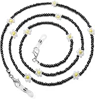 Vista 1 de humlbird Cadena de gafas de sol con cuentas de cristal curativo con perlas para mujer