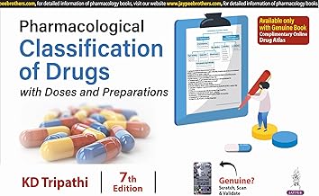 PHARMACOLOGICAL CLASSIFICATION OF DRUGS WITH DOSES AND PREPARATIONS