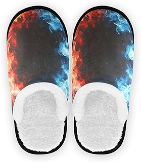 Boccsty Blue Red Flames Black Circle Spa Slip...