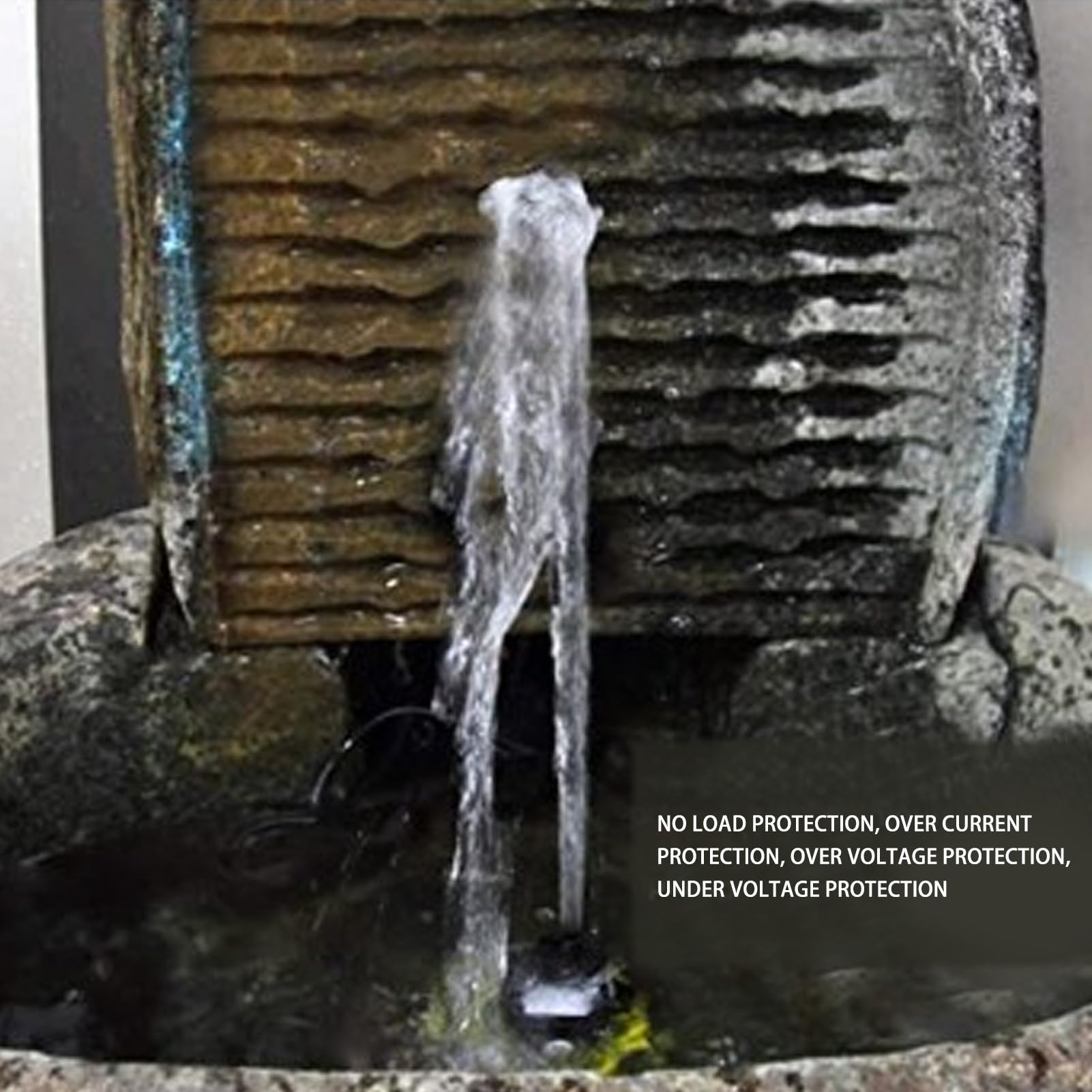 Bordstract Pompa Acqua Sommergibile DC 12V, Pompa Acqua Senza Spazzole 47W 36L/min Livello di Protezione IP68 Pompa Elettrica Per Acquari Idroponici Giardini Acquario(12V)
