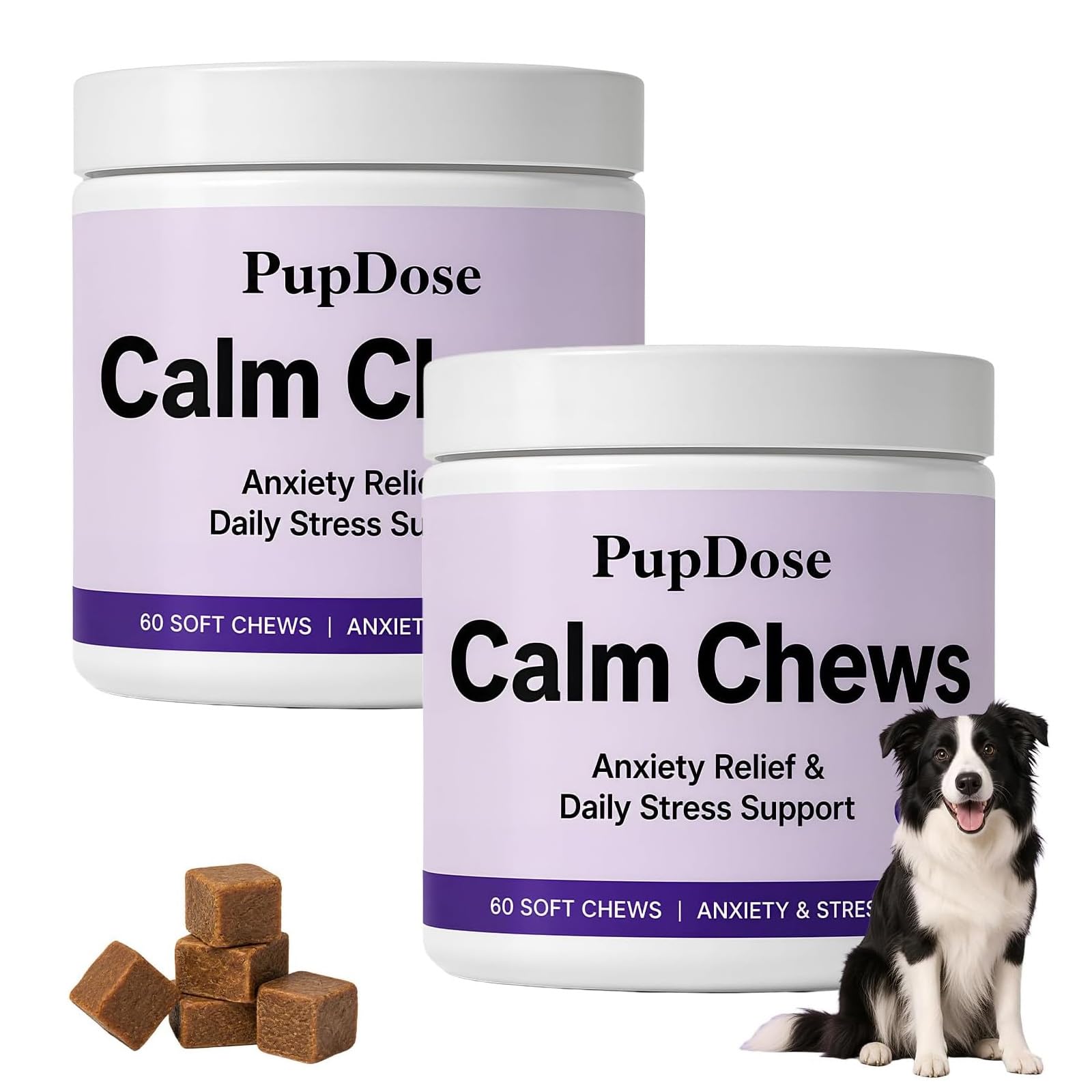 Pupdose Calming Chews for Dogs