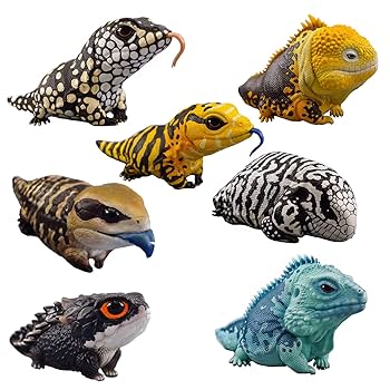 爬虫類　ガチャ　まとめ　セット トカゲキングダム 全4種 300円 手のひらサイズのトカゲガチャ