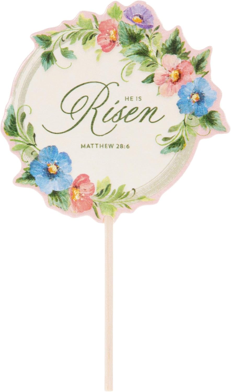 Easter He is Risen Party Cupcake Toppers - Decorate 24 Cupcakes with Picks