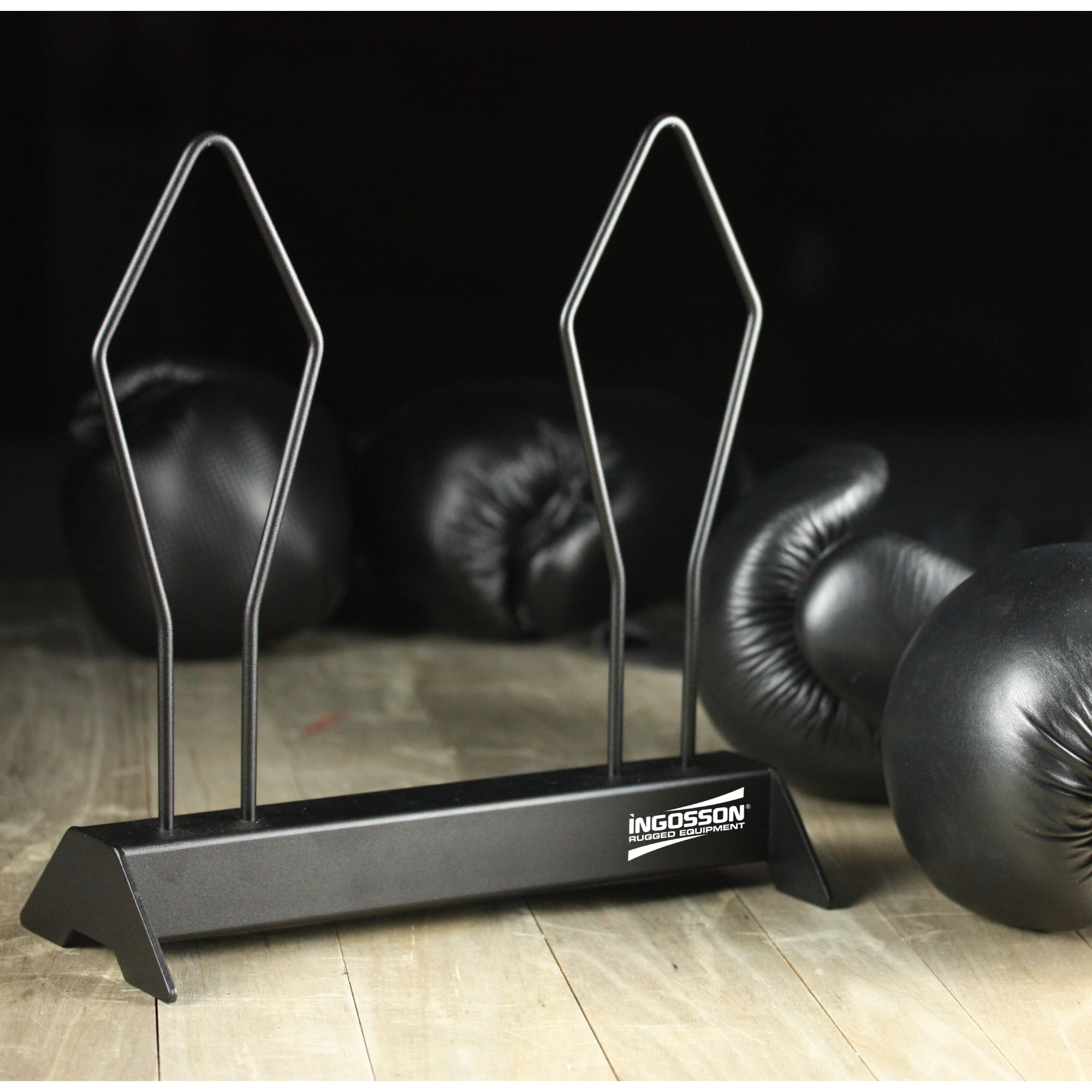 Ständer für Boxhandschuhe, Boxhandschuh Trockner, aus Stahl, schwarz