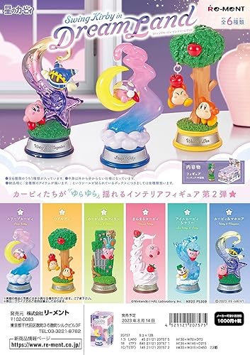 Re-ment-Kirby Swing Kirby 2 Figure-Blind Box- 1 of 6