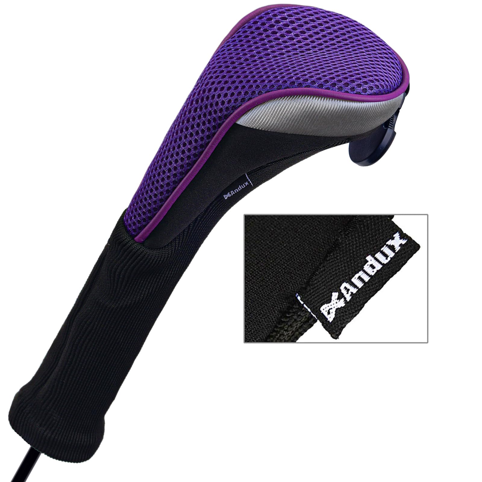 Andux 4 pcs/lot Long cou couvertures de tête de club de golf hybride avec interchangeables sans étiquette. Ctmt-02