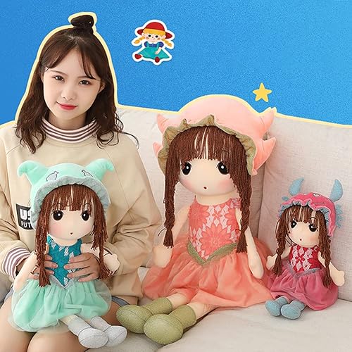 Miniatura 3 de Muñecas de trapo para niñas, muñeca bebé de felpa con ropa, Constellation Princess Girl Muñeca de peluche suave muñeca de trapo de felpa de hada,