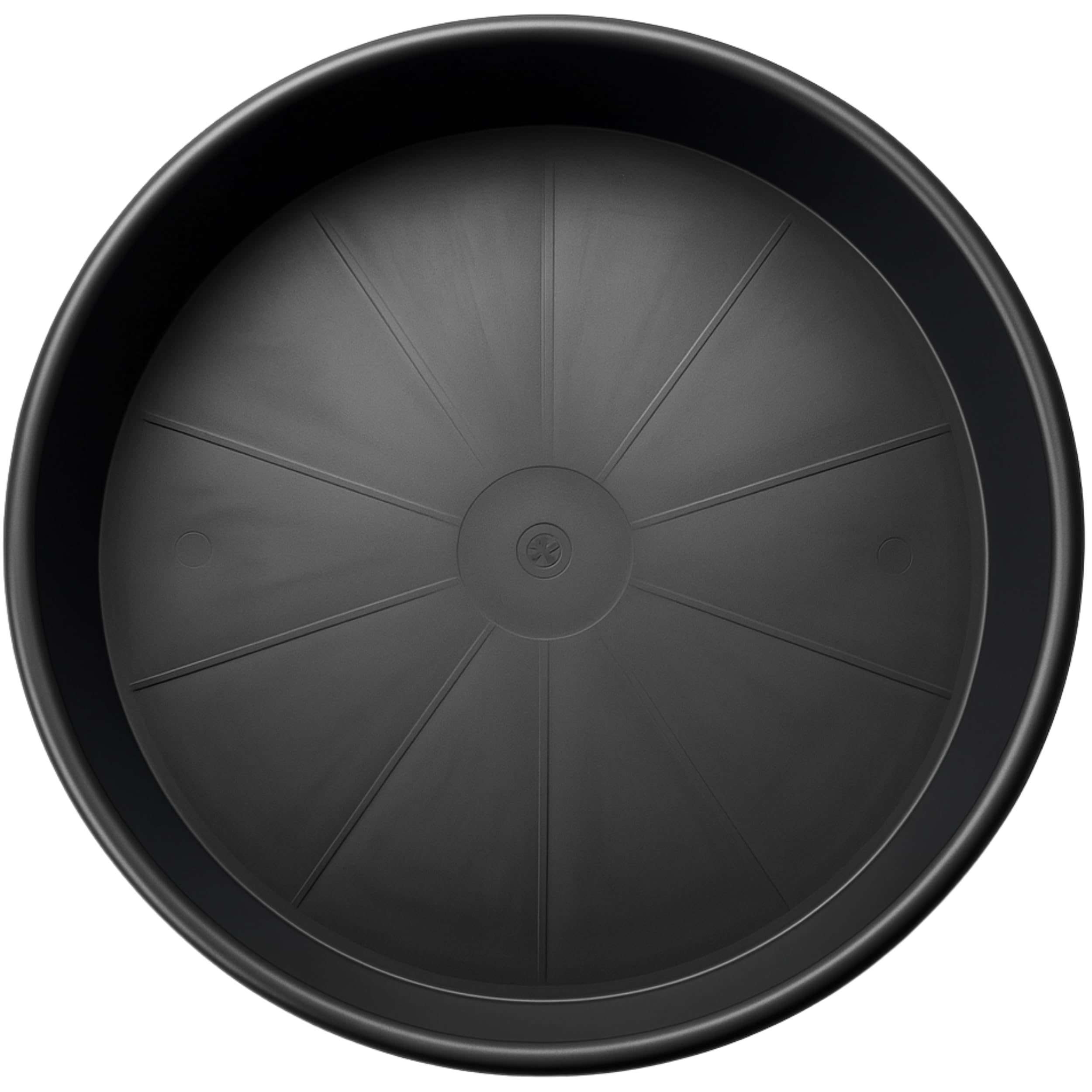 FUTURE GARDENING Plant Pot Saucers 18cm 25cm 30cm 35cm 40cm 45cm 50cm – Black Round Drip Tray Base/Plant Tray for Pots – Multi Pack 1–100 (Ø 40cm, Pack of 1)