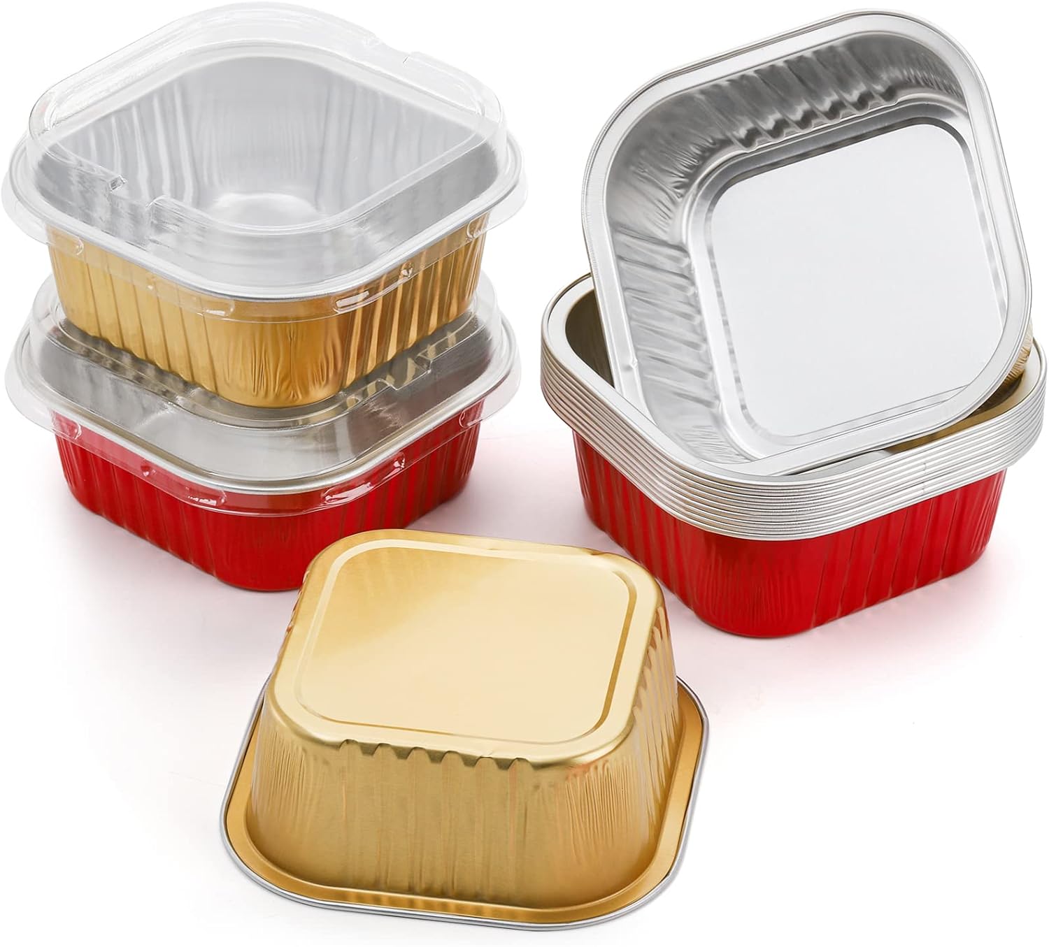 60 Pcs Disposable Aluminum Foil Baking Cups with Sri Lanka Ubuy