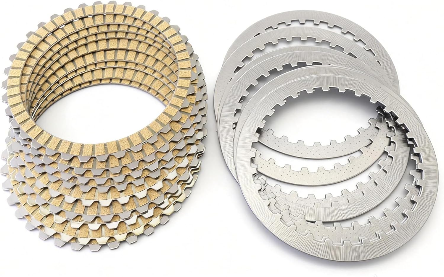 17PCS Extra Clutch Plate Friction Steel Clutch Disc Kit Fit For Harley Sportster XL883 XL1200 1990-2022 Harley Dyna Softail 1990-1997 Big Twin Clutch