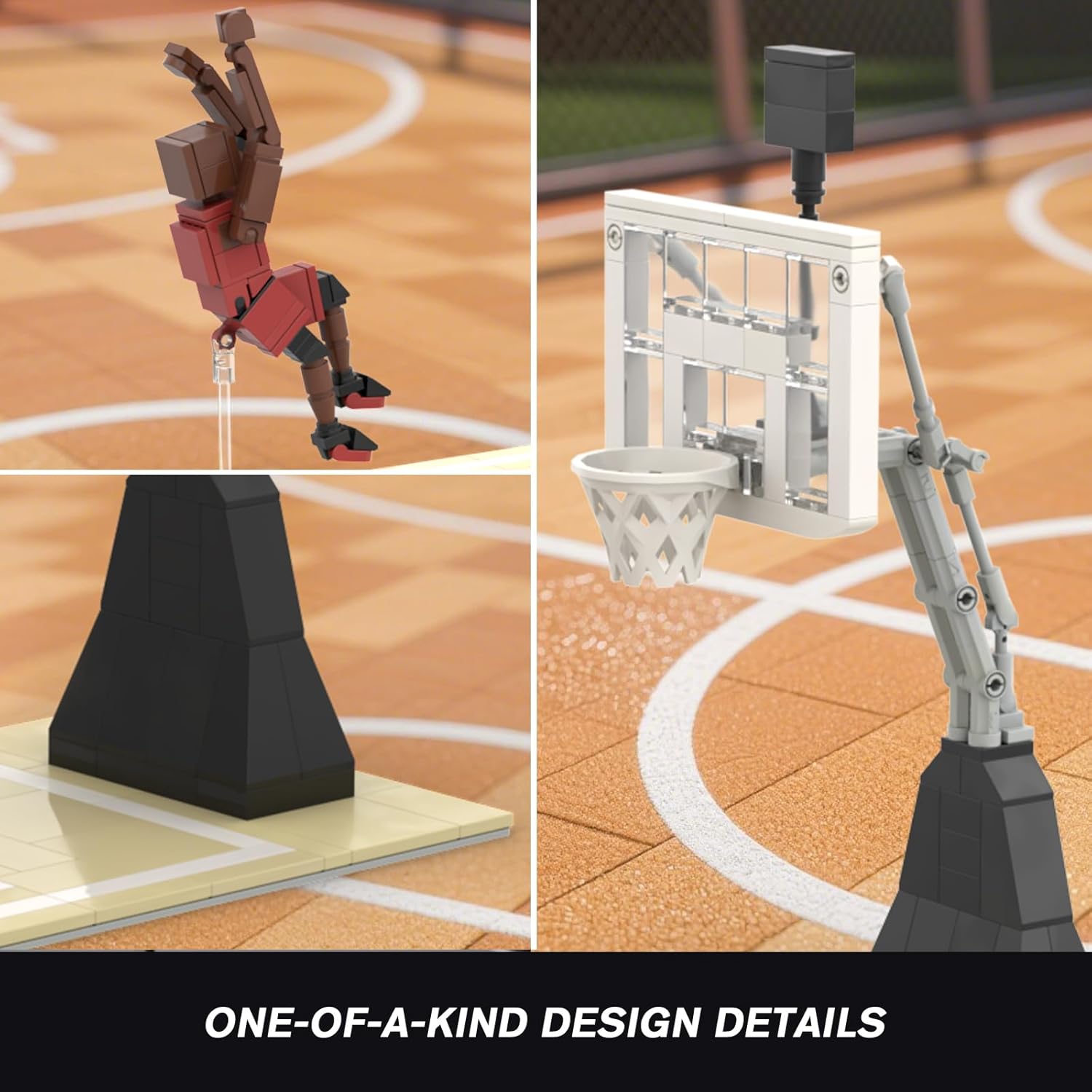 Sports Basketball Star Building Blocks Set - 187 PCS Creative DIY Sports Star Toy for Kids & Adults, Perfect for Collectors, Display Compatible with Major Brands
