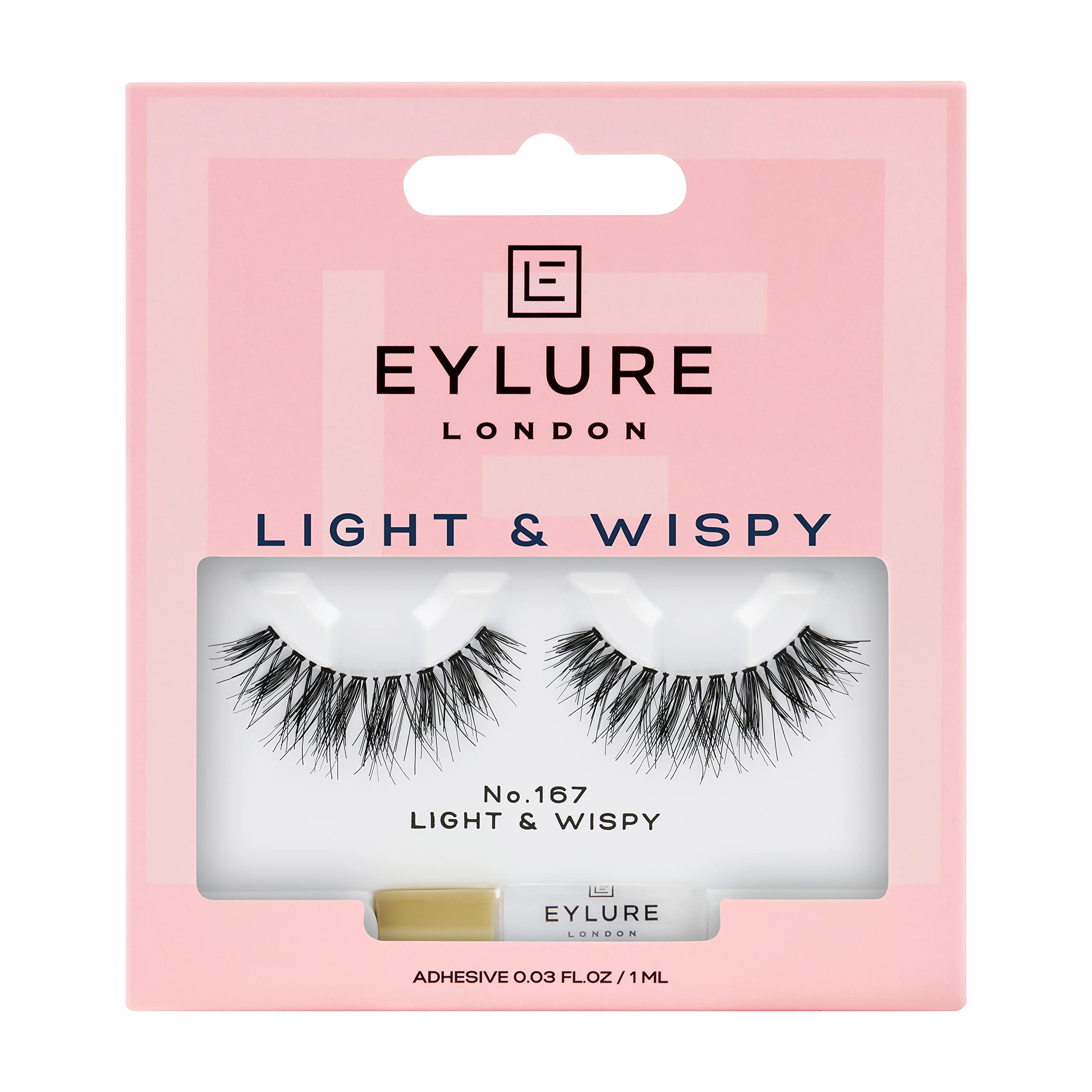 Eylure Fluttery Light No. 167 False Lashes, Black