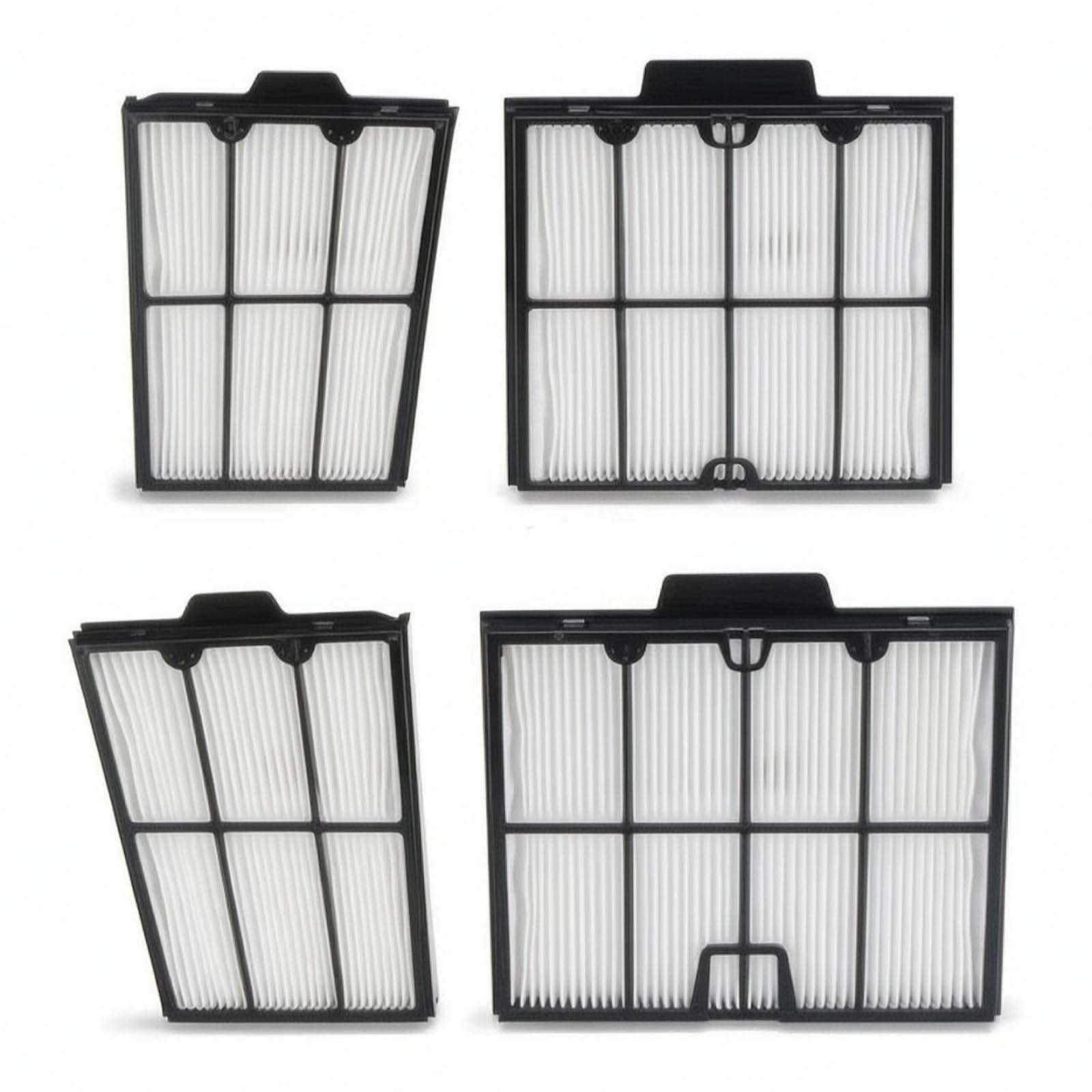 4 Piezas Panel Filtro Compatible con Limpiafondos Alta Eficiencia Filtro Plisado con Asa Integrada Reutilizable