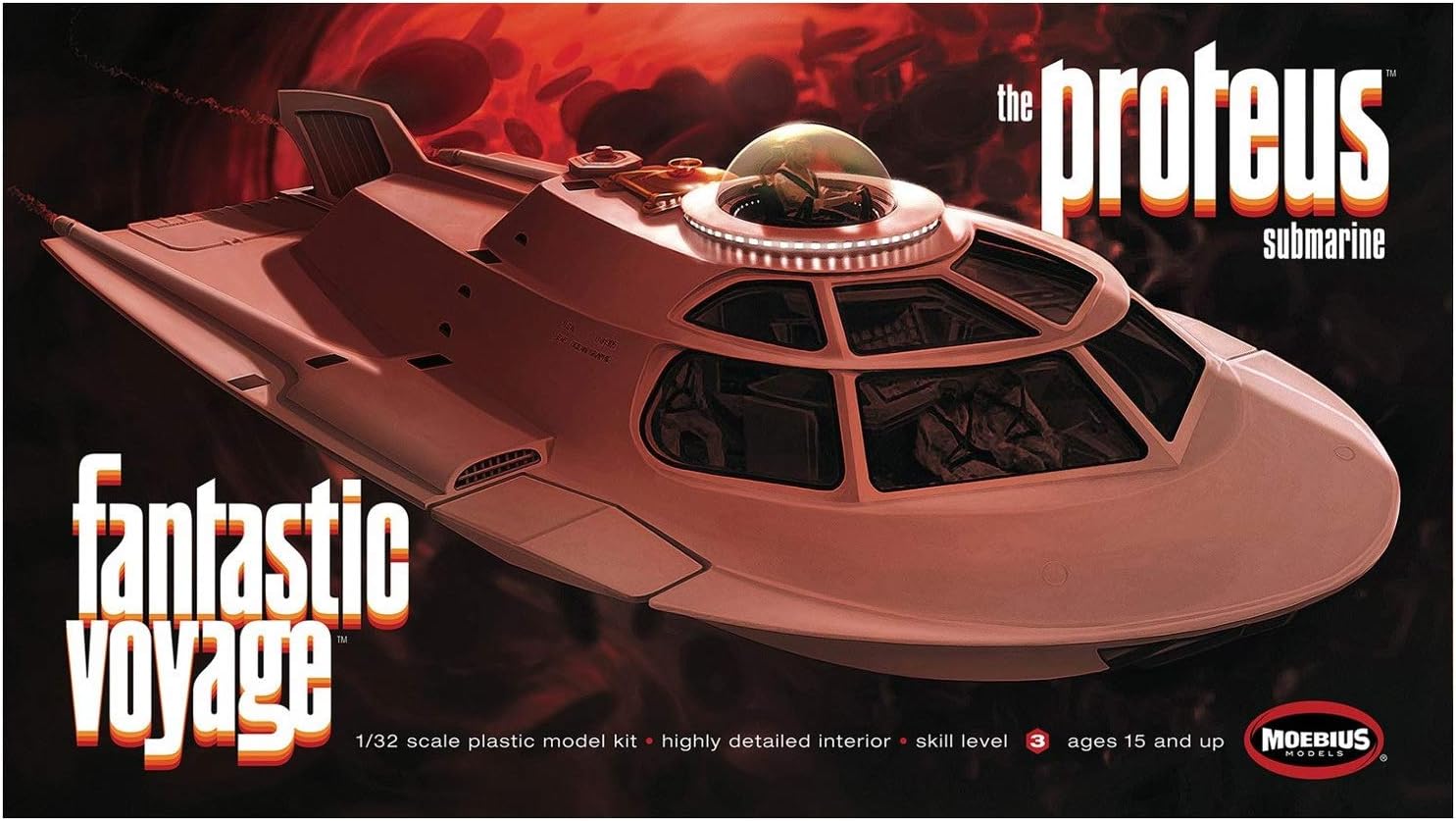 Fantastic Voyage Proteus Moebius Model Kit