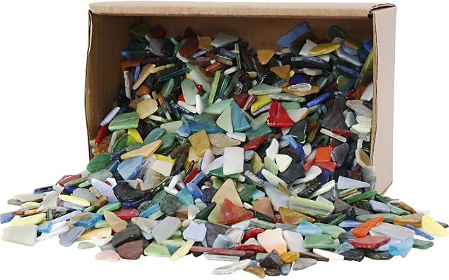 Creativ Company 55527 Mosaic, Size 8  20 mm, Assorted Colours, 2 kg