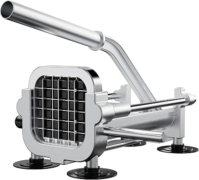 Eascandy French Fry Cutter، Heavy Duty Potato Slicer، Stainless Potato Cutter with 1/2 Inch Blades for Sweet Potato، Carrot، Yam، Cucumbers.