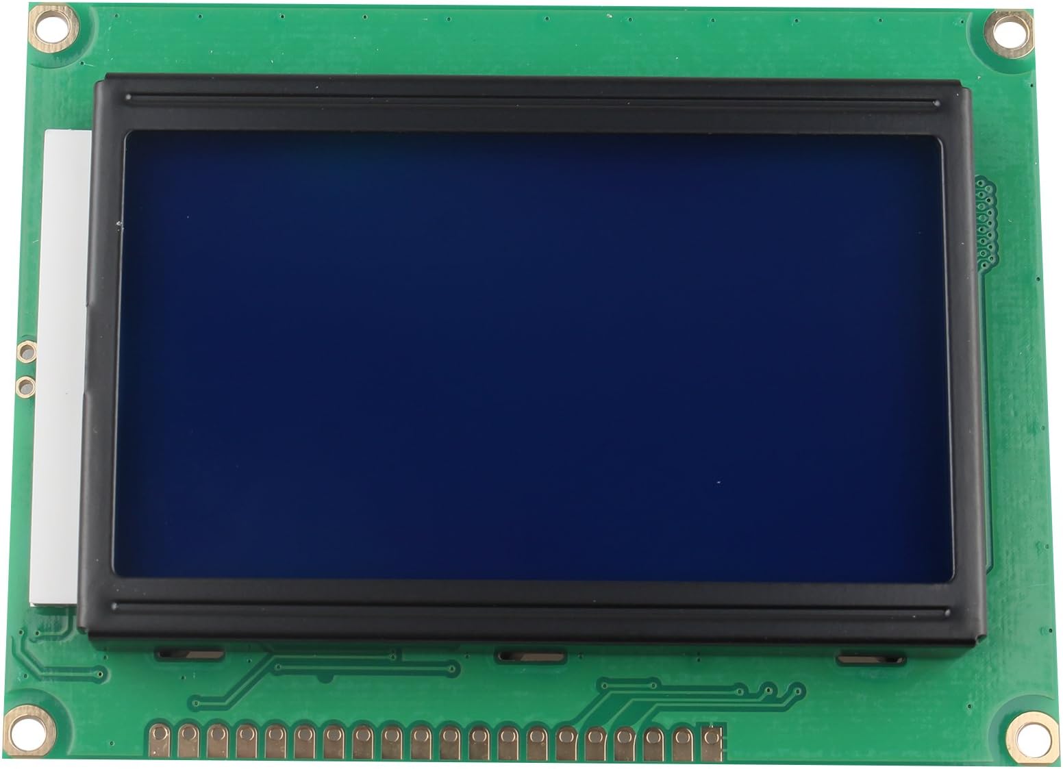 5V 12864 LCD Display Module 128x64 Dots Graphic Characters Letter Matrix Blue Backlight Compatible with Arduino Copiers Fax Machines Printers 3D Printer