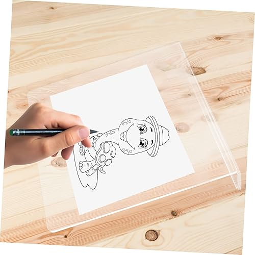 Miniatura 7 de NUOBESTY Tablero de dibujo acrílico, soporte de caballete para artistas y estudiantes, ligero, grueso, inclinado para pintar, mostrar fotos y leer