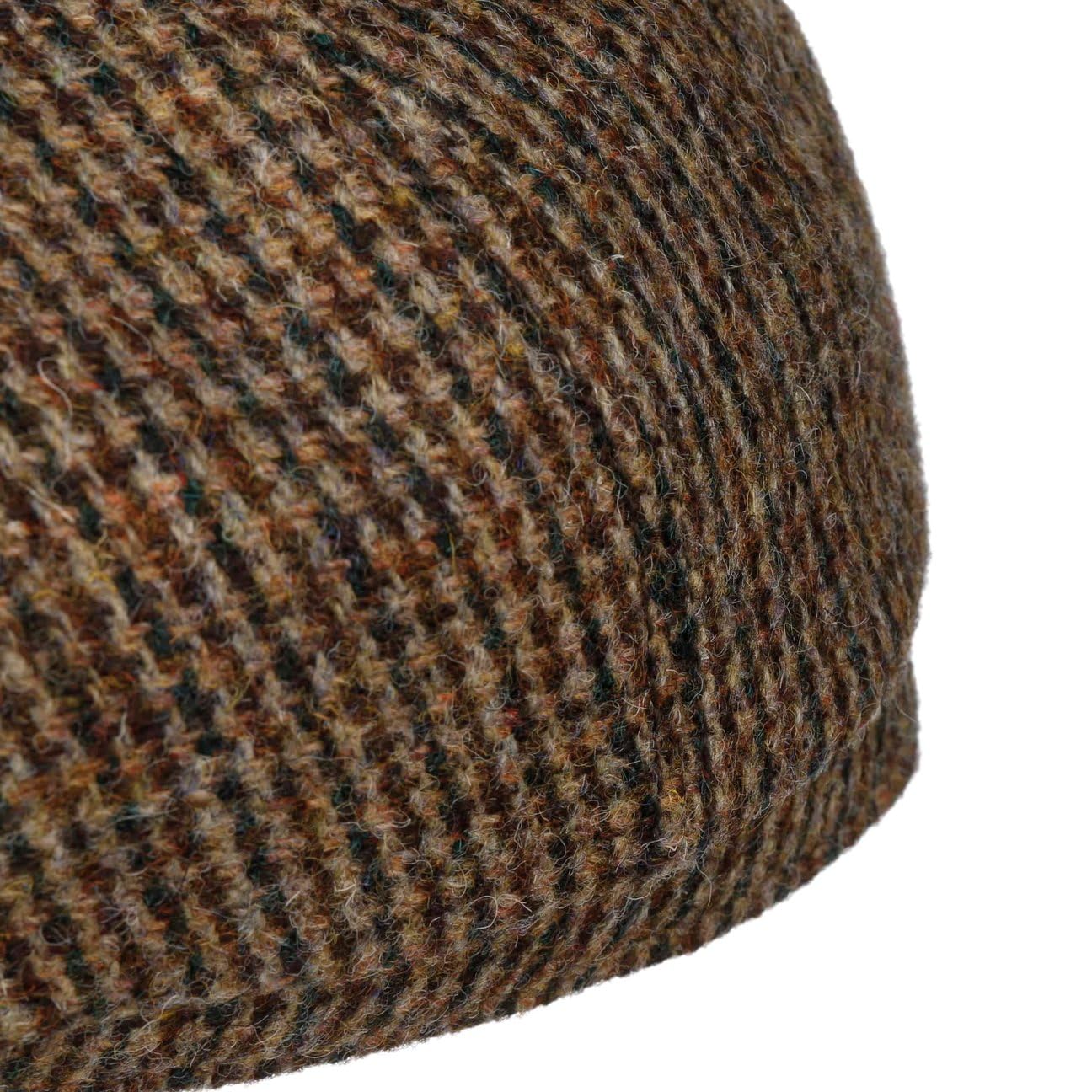 Stetson Hatteras Brayton Flatcap Mehrfarbige Harris Tweed Cap Schurwolle Made in Germany Herren Herbst/Winter