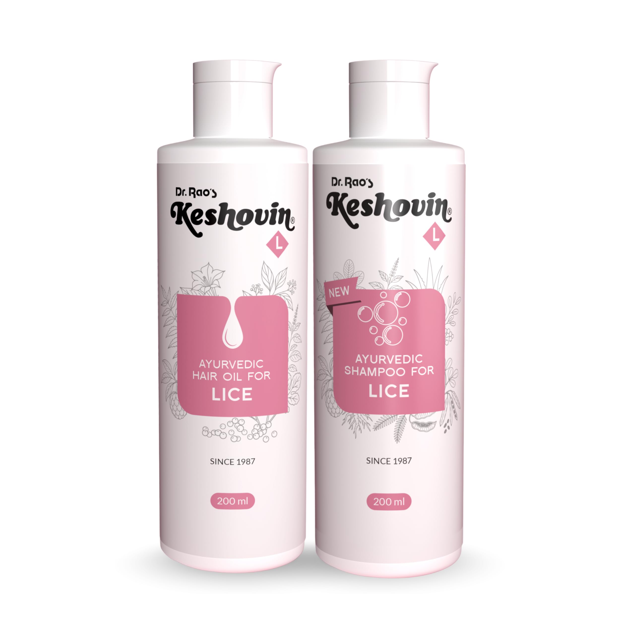 Keshovin-L Ayurvedic Anti Lice Hair Oil & Shampoo Combo | Complete Lice Control & Scalp Soothing Solution | 200ml Hair Oil + 200ml Shampoo-image-9