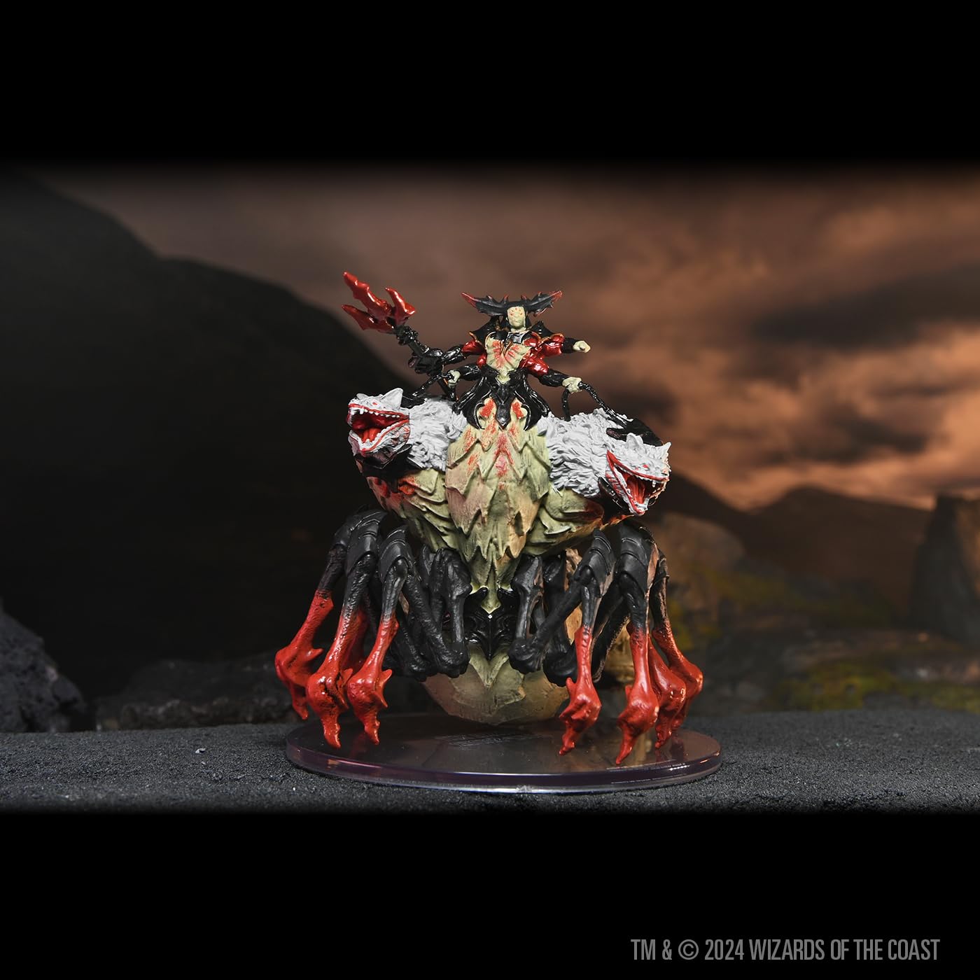 D&D Icons of the Realms Miska wilk-pająk miniatures prépeintes