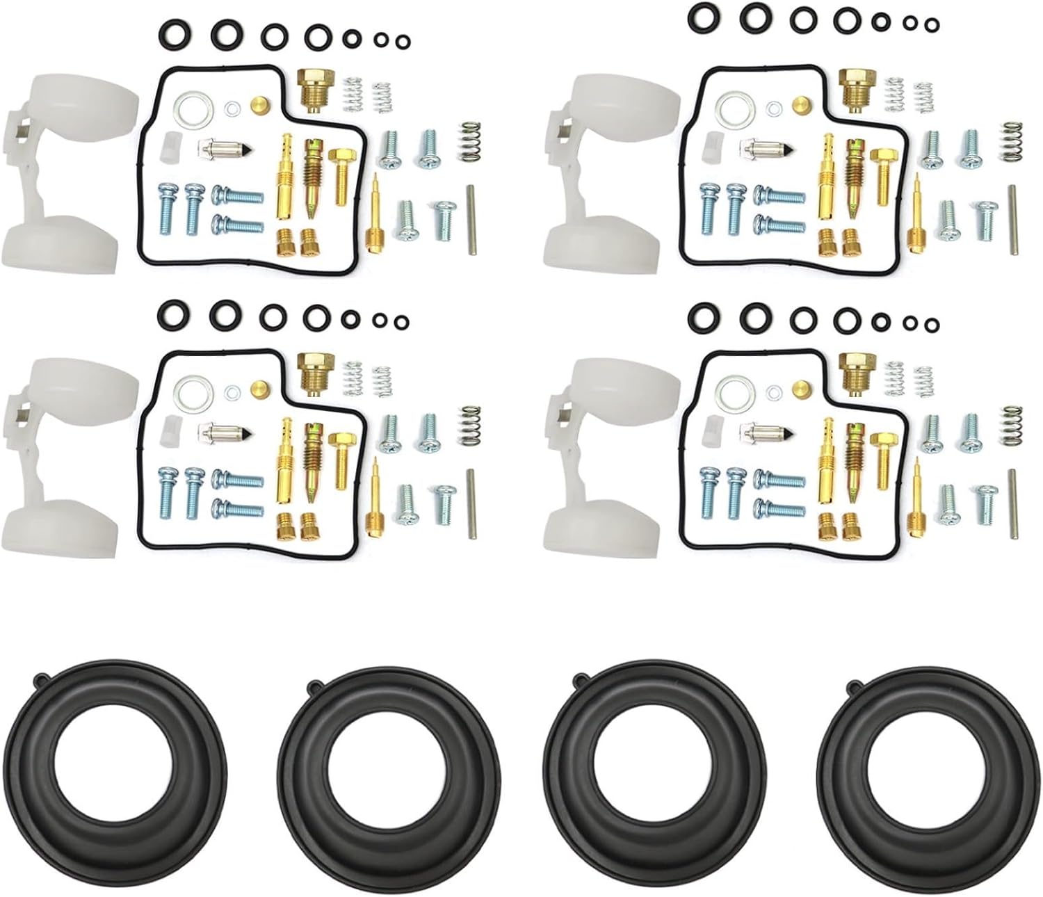 FZJDSD Carburetor Repair Kits Carb Rebuild Kit with Diaphragm Float Compatible with Honda VF750C V45 Sabre VF750S V45 700 VF700C Babre VF700S Interceptor VF700F 1982 1983 1984 1985