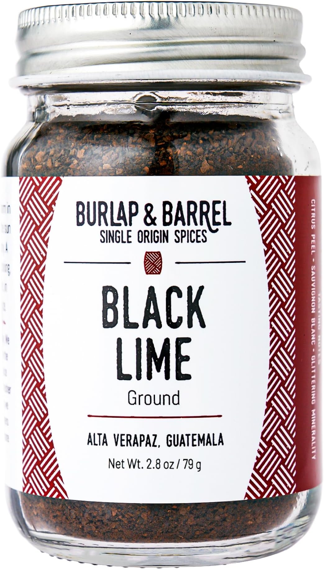 Ground Black Lime - Tart and Savory Great for Roasted Meats, Veggies, Stews, Kebabs - Great Alternative to Makrut Leaf in Recipies - As seen on Shark Tank - 2.8oz Glass Jar
