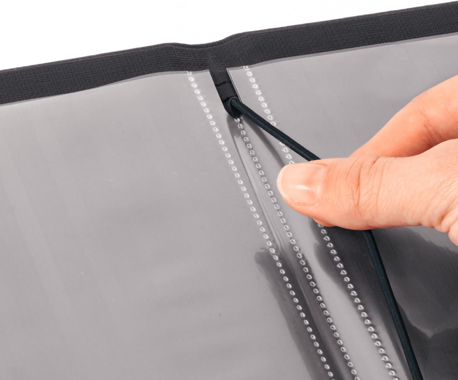 Sigel SM181 Double Transparent Pockets, for menu folders with Elastic Binding, for A5, 10 Pieces