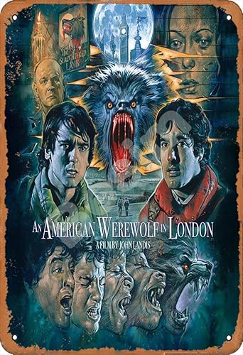 Retro Metal “An American Werewolf in London” Tin Sign