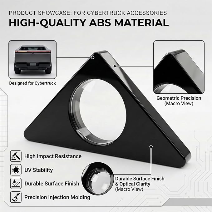 Cubiertas Protectores para Lentes de Cámara Delanteras y Traseras para Cybertruck 2024+ 2 Piezas miniatura 6