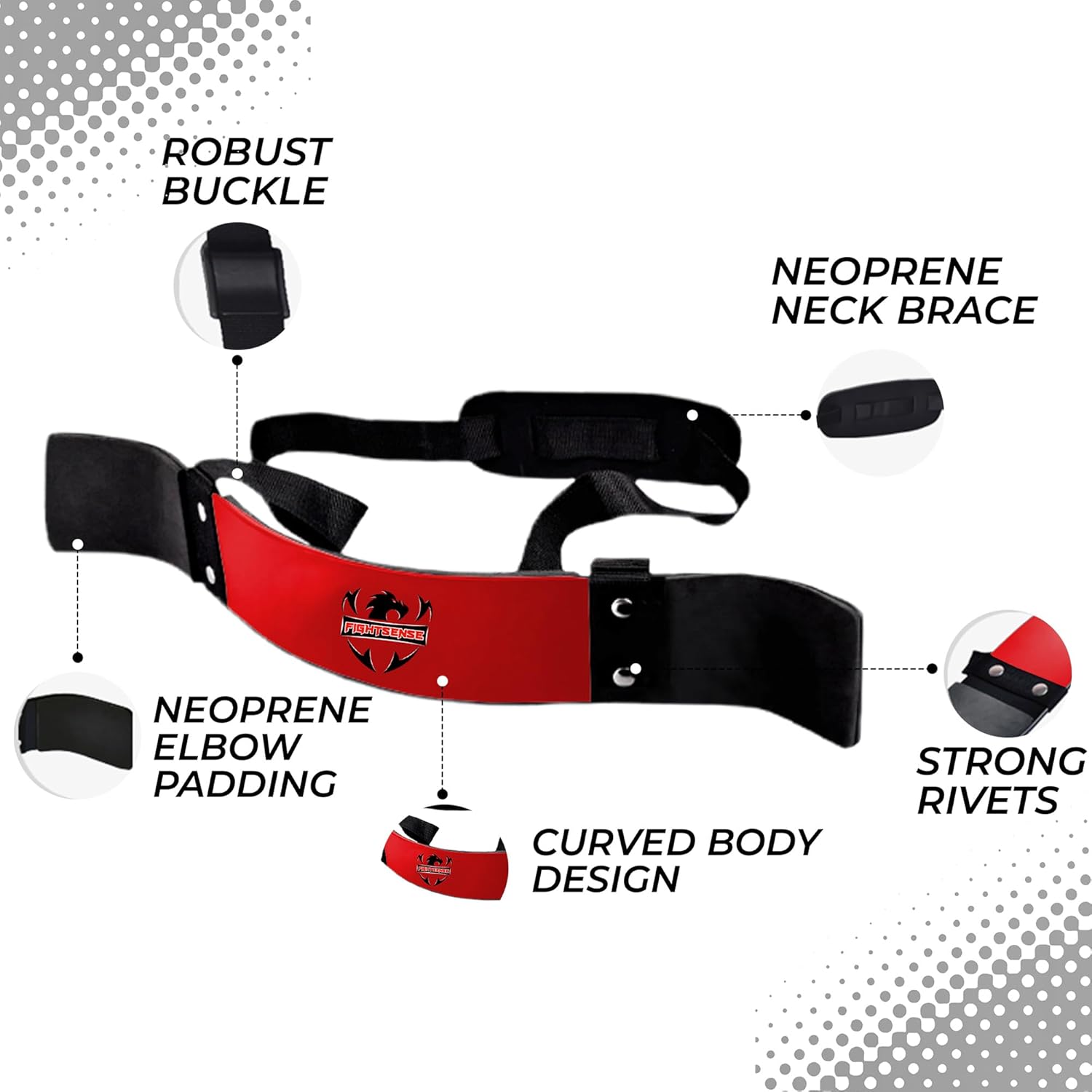 FIGHTSENSE アームブラスター 上腕二頭筋 カール 上腕三頭筋 筋肉 アイソレーター ボンバー フィットネス ジム ワークア