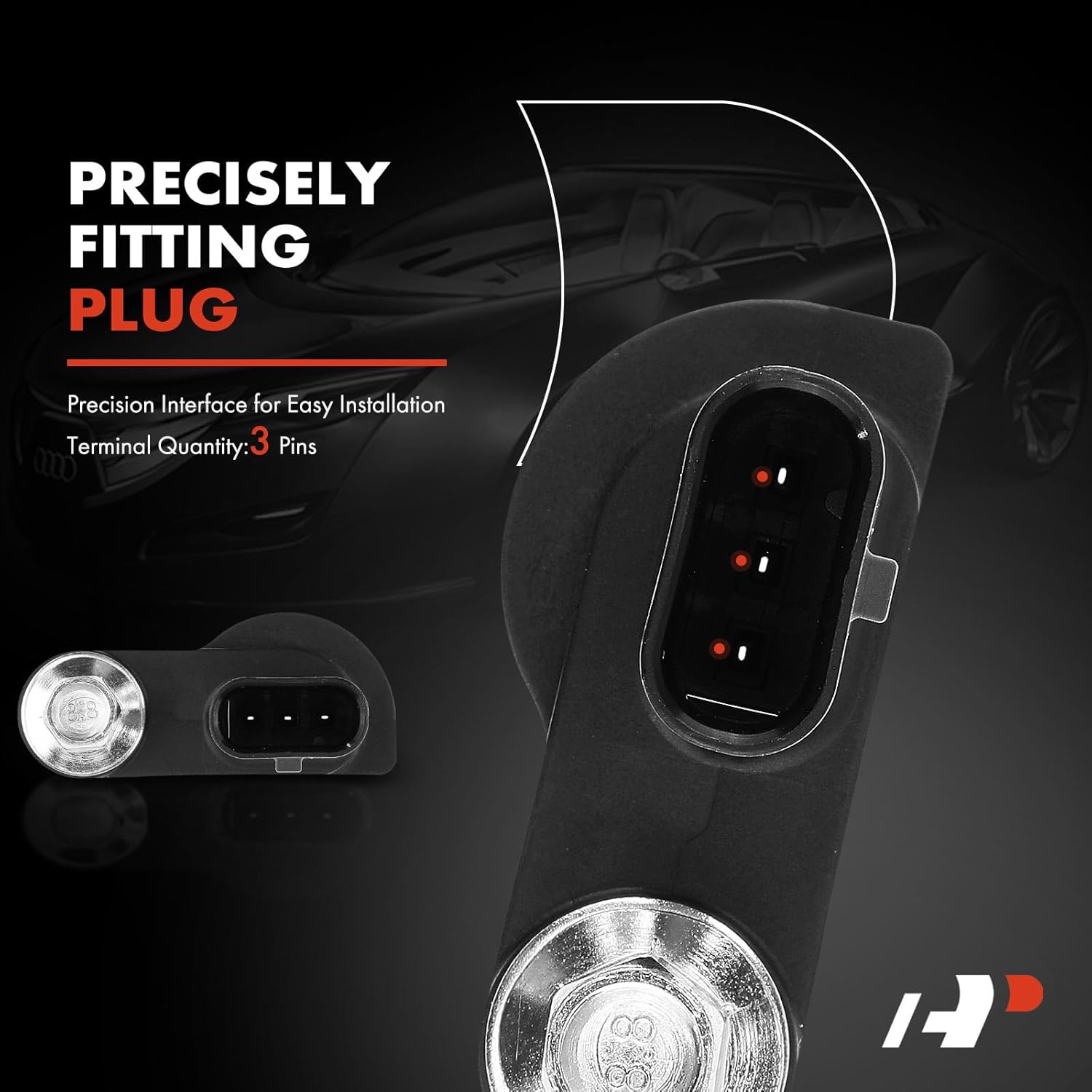 A-Premium Engine Crankshaft Position Sensor Compatible with Ford F-150 Mustang 2018 2019 2020 2021 V8 5.0L DOHC, Replace# JR3Z6C315A