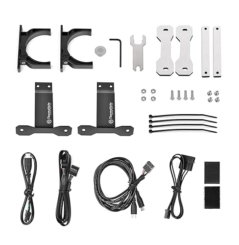 Miniatura 8 de Thermaltake Pacific PR22-D5 Plus direccionable RGB LED 5 velocidades ajustable D5 bomba/depósito Combo 3 puertos G 1/4" Rosca Tt LCS refrigeración