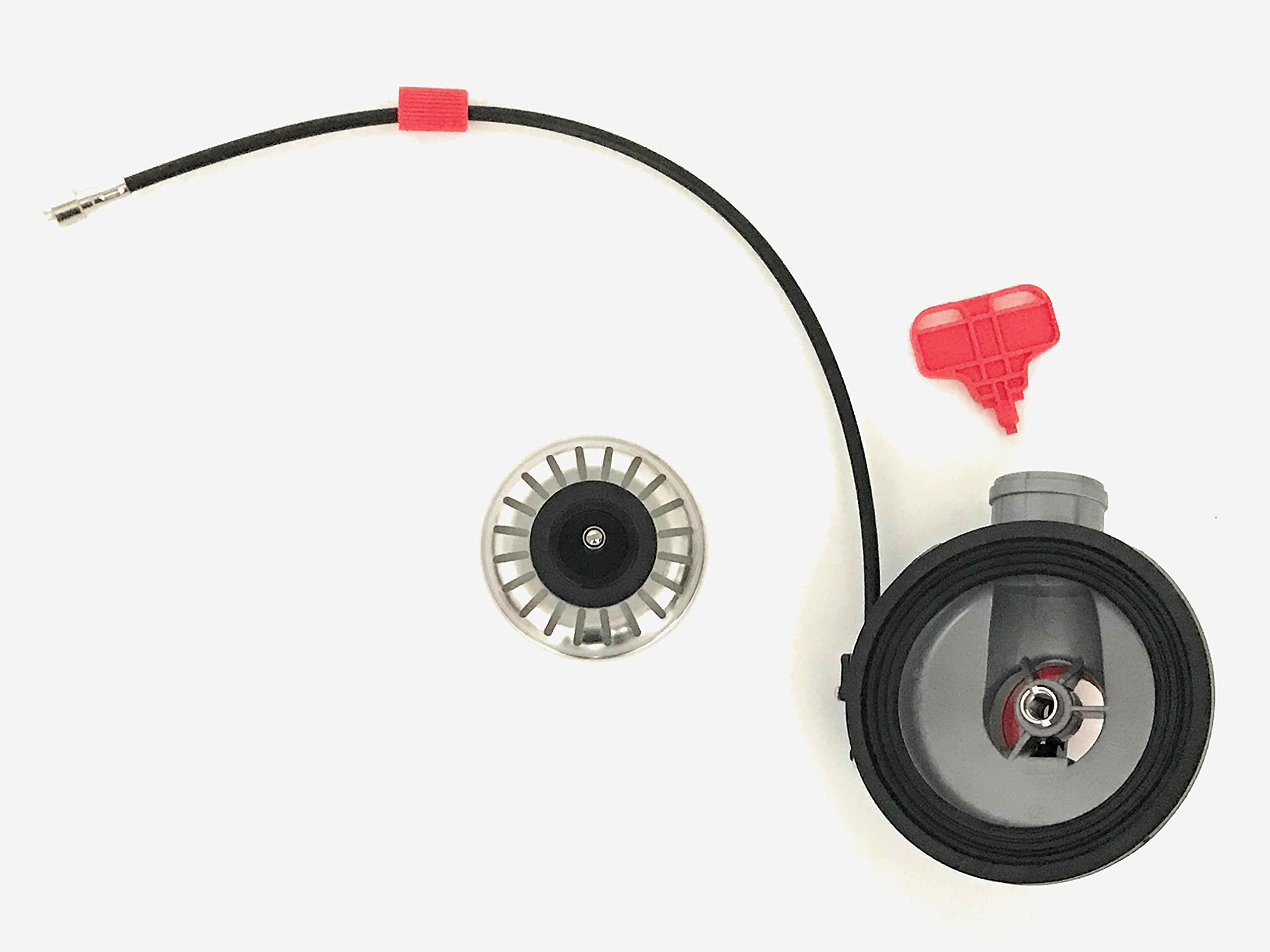 Franke Integral - Válvula de empuje sin conexión de rebosadero, cable de 500 mm