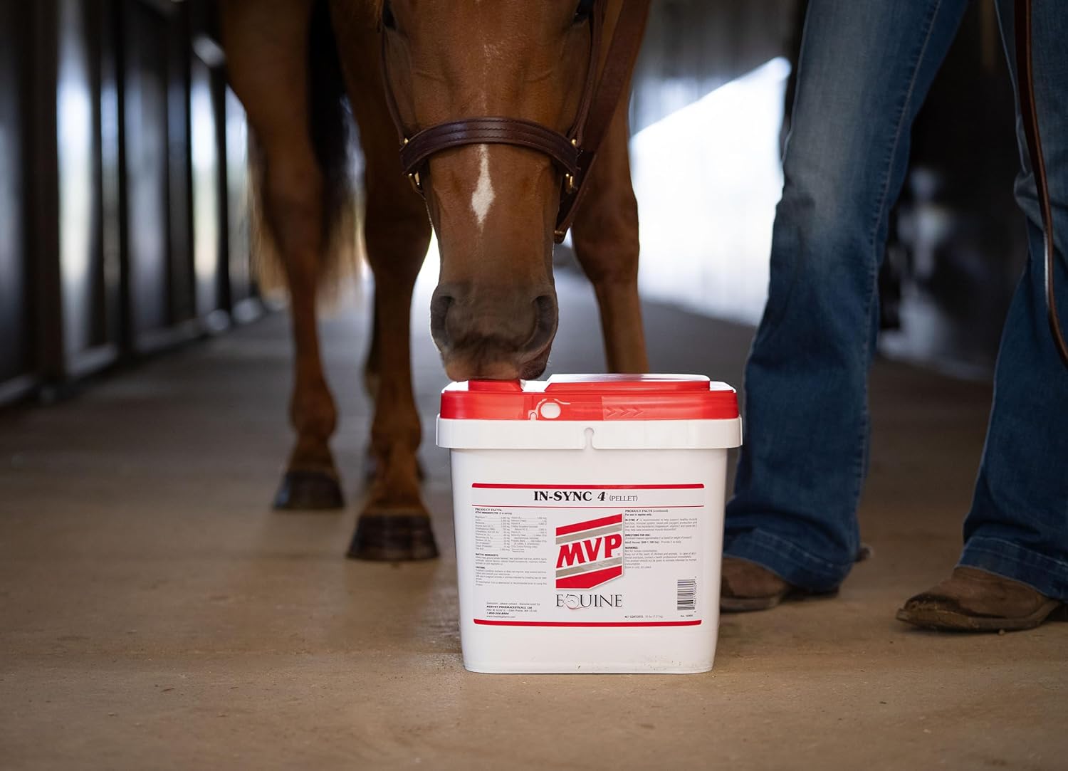 MVP in-Sync (16lb) with Natural Vitamin E for Muscle Health/Recovery in Horses.
