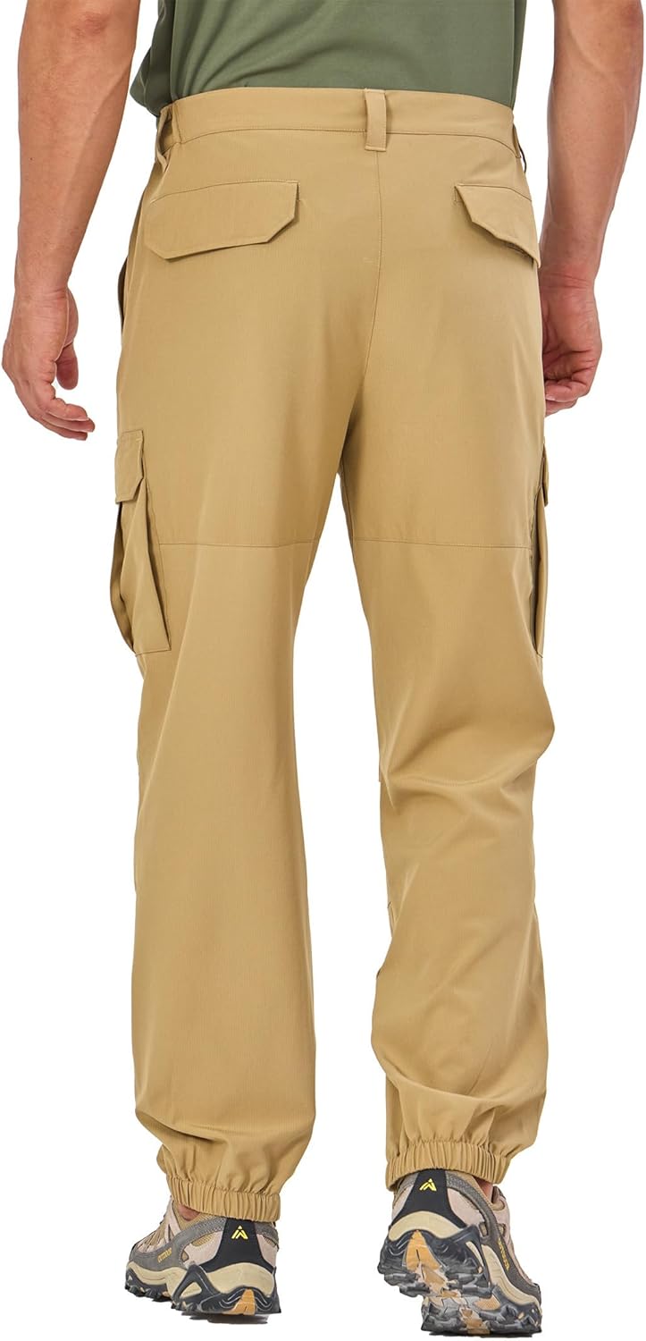 3 Pack Men's Lightweight Hiking Pants Quick Dry Stretch Outdoor Tactical Pants for Travel Camping Fishing Outdoor - Image 2
