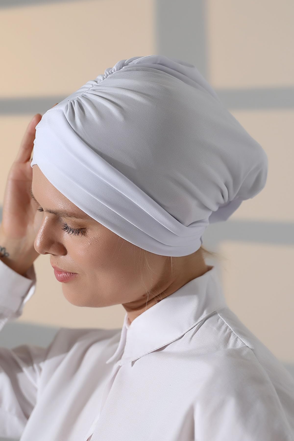 ihvan online, Hijab Cap, turbante per la testa da donna, fascia per capelli, copertura per la testa per pazienti affetti da cancro, sciarpa sotto berretto