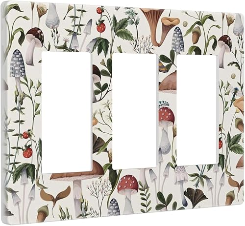 Miniatura 33 de Placa Decorativa de Pared Beige Boho de Mediados de Siglo Sol Abstracto 1-Gang Retro Años 70 Arte Geométrico Moderno con Arco Eléctrico Interruptor